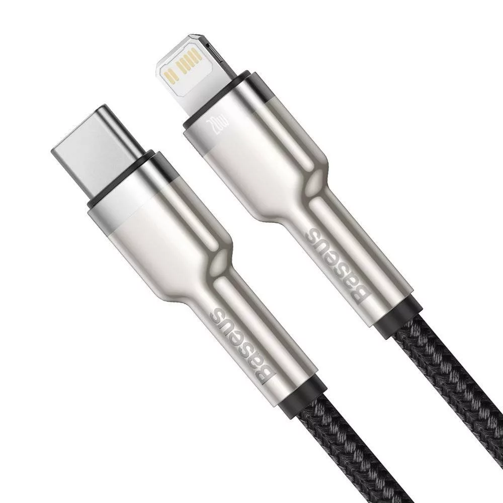 کابل تبدیل USB-C به لایتنینگ باسئوس مدل CATLJK 20W طول 2 متر