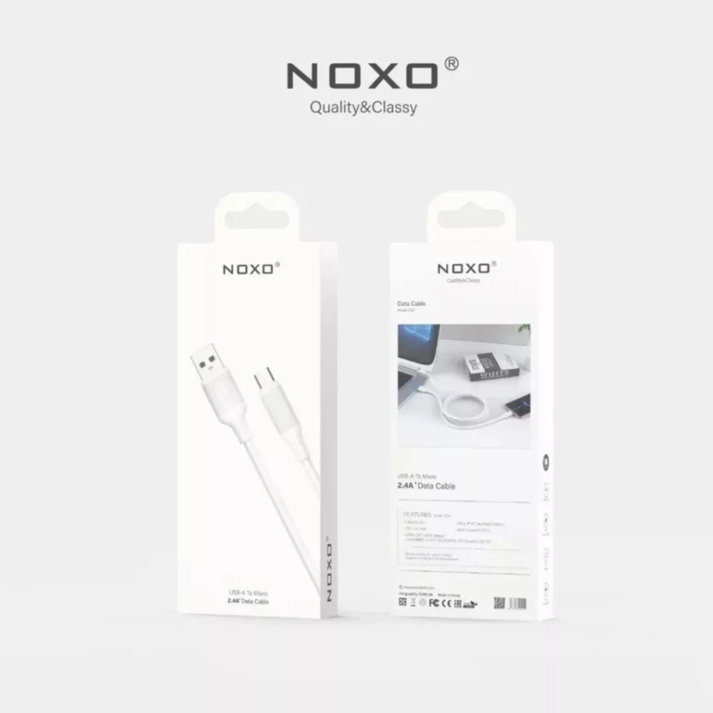 کابل تبدیل USB-A به Microusb نوکسو مدل CN-1 طول 1متر