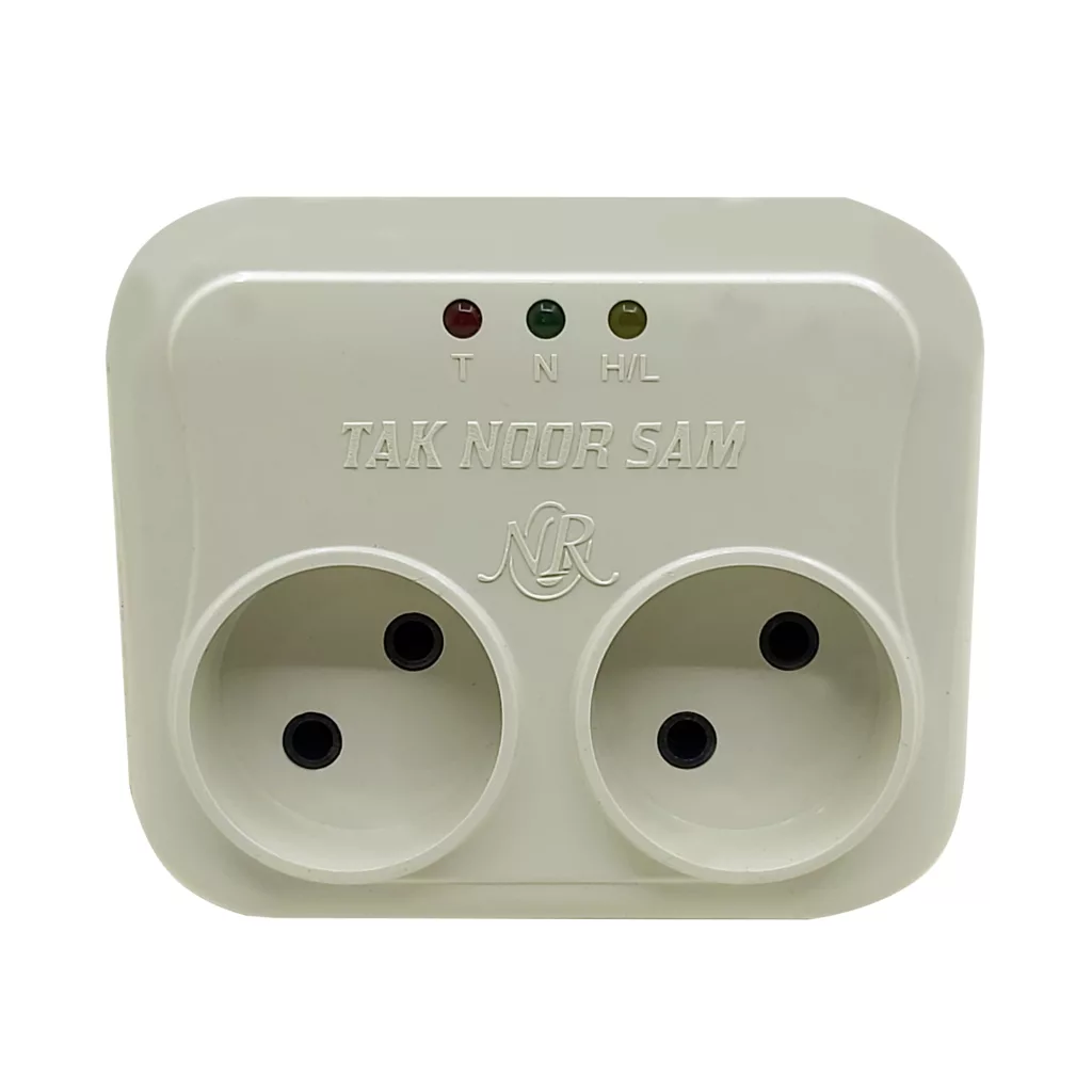 محافظ ولتاژ تک نور مدل دیواری TN-2P-0m