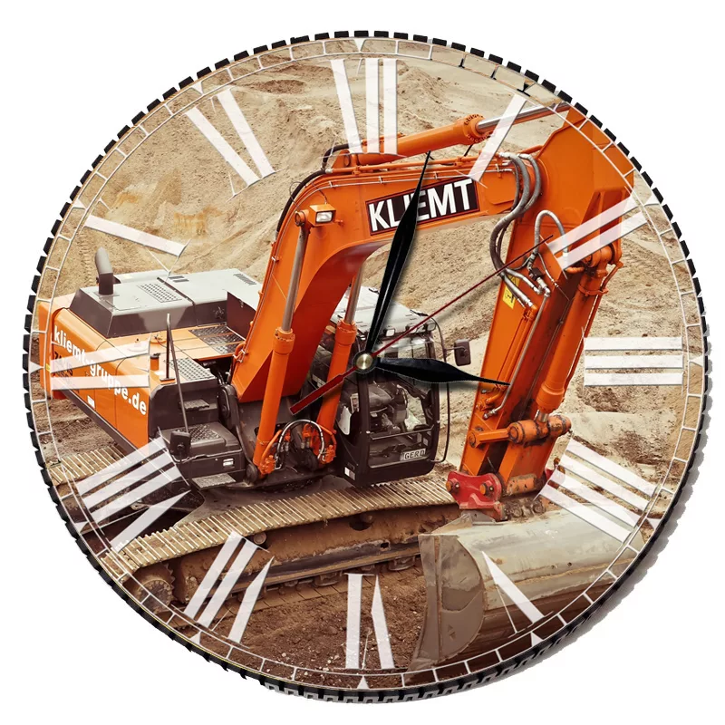 ساعت دیواری مدل بیل مکانیکی