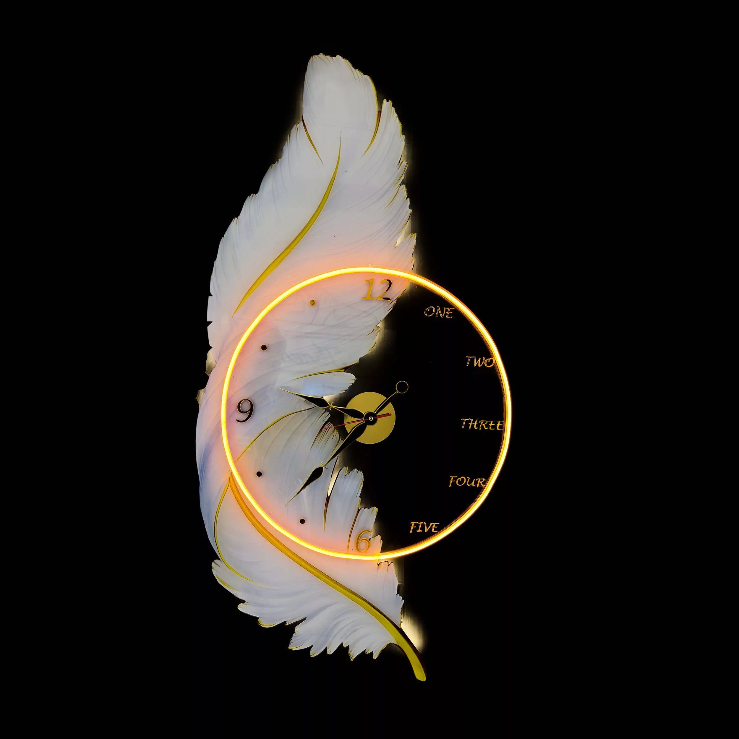 ساعت دیواری مدل پر سه بعدی