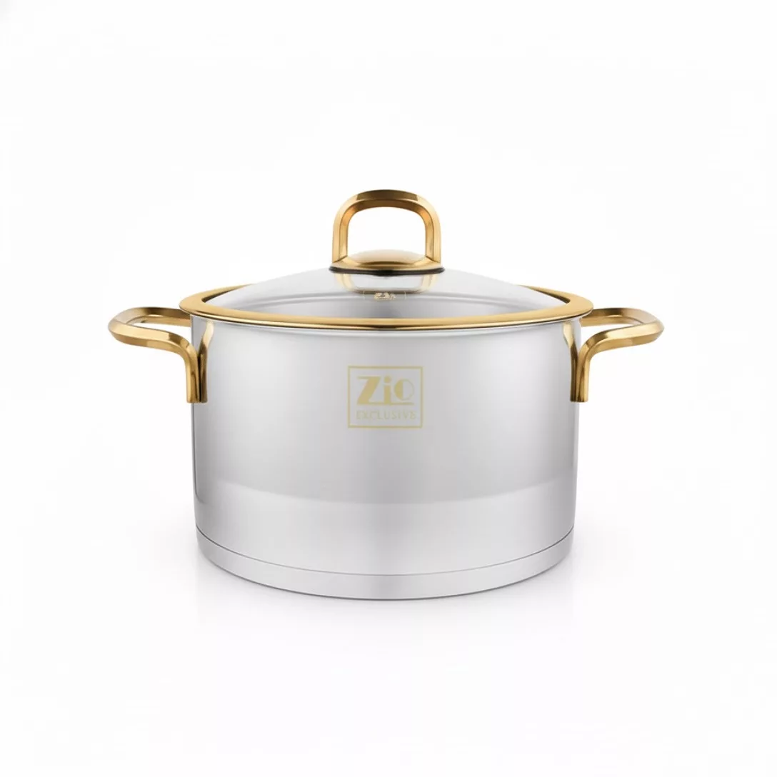 سرویس قابلمه استیل ۶ پارچه بازرگانی زیو مدل ZCS-1300