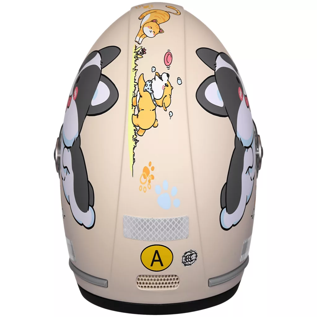 کلاه کاسکت فک دار بچه گانه مدل 128PU