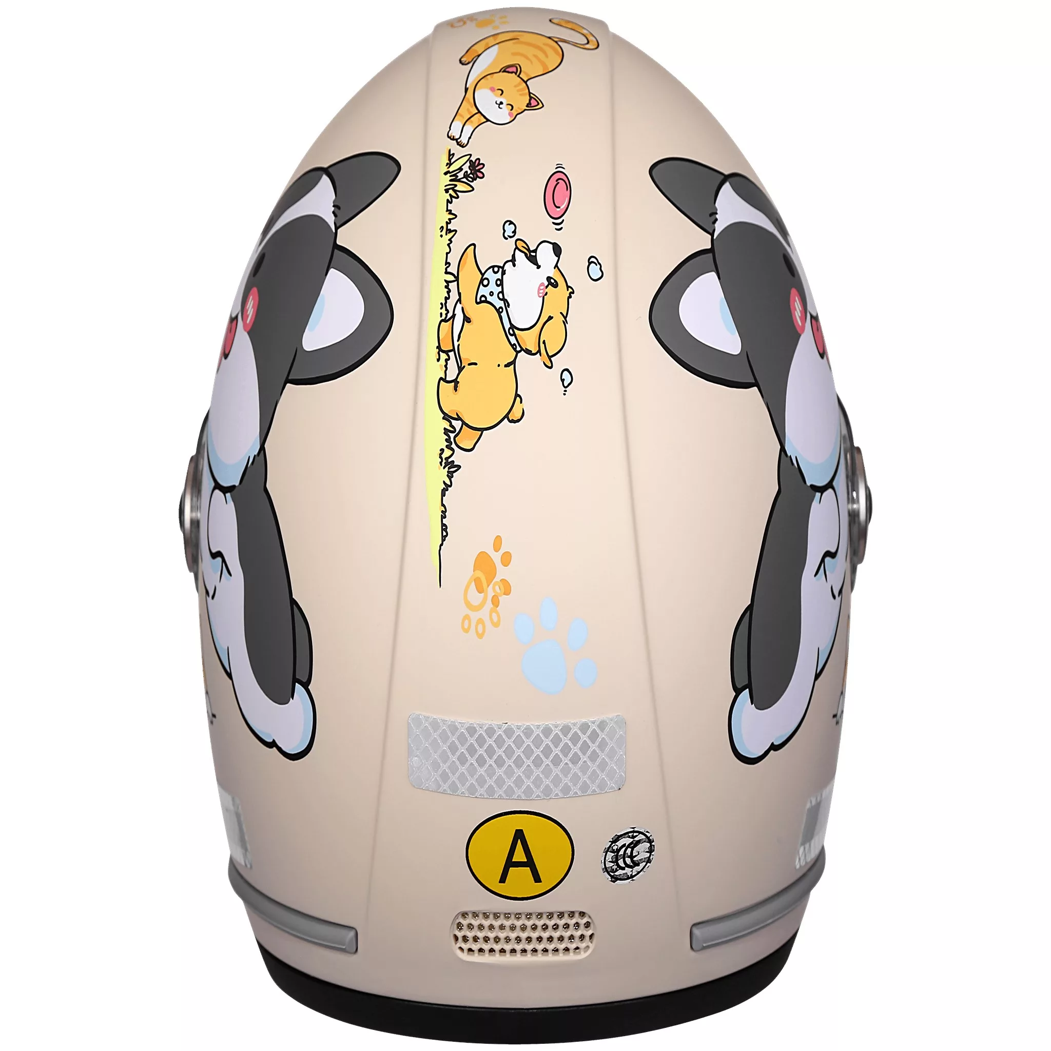 کلاه کاسکت فک دار بچه گانه مدل 128PU