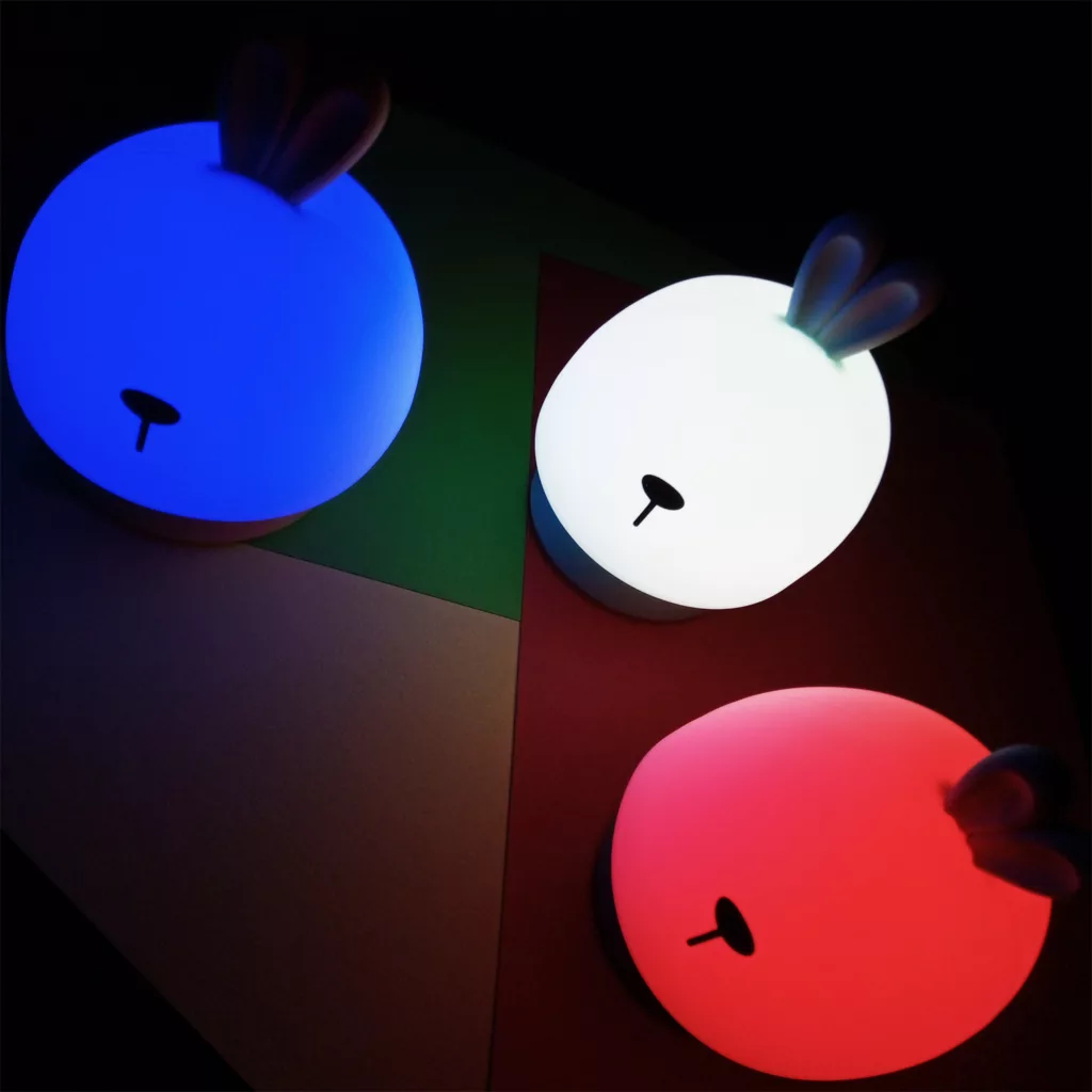 چراغ خواب اتاق کودک مدل touch rabbit
