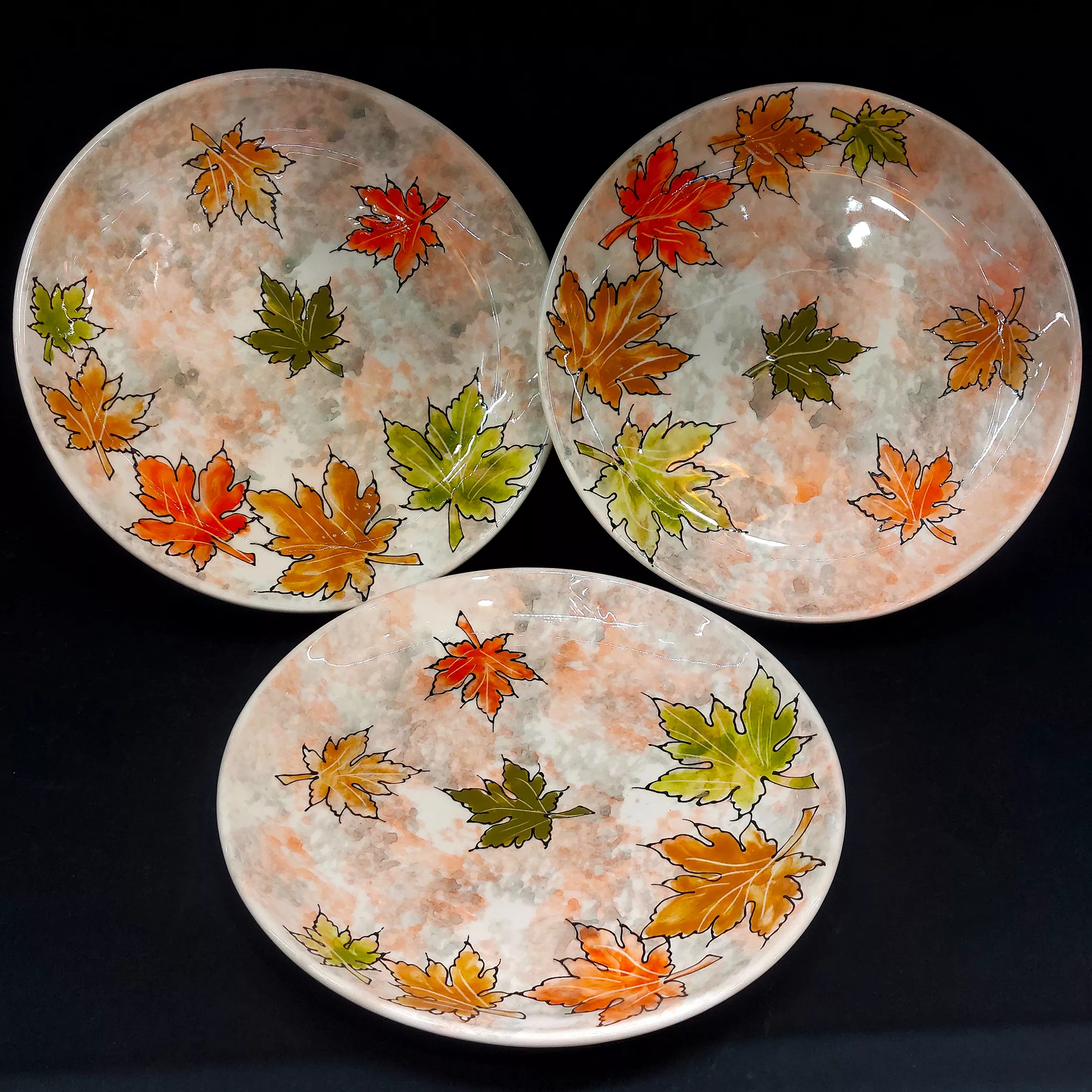 سرویس غذاخوری 25 پارچه مدل پاییزی کد 22