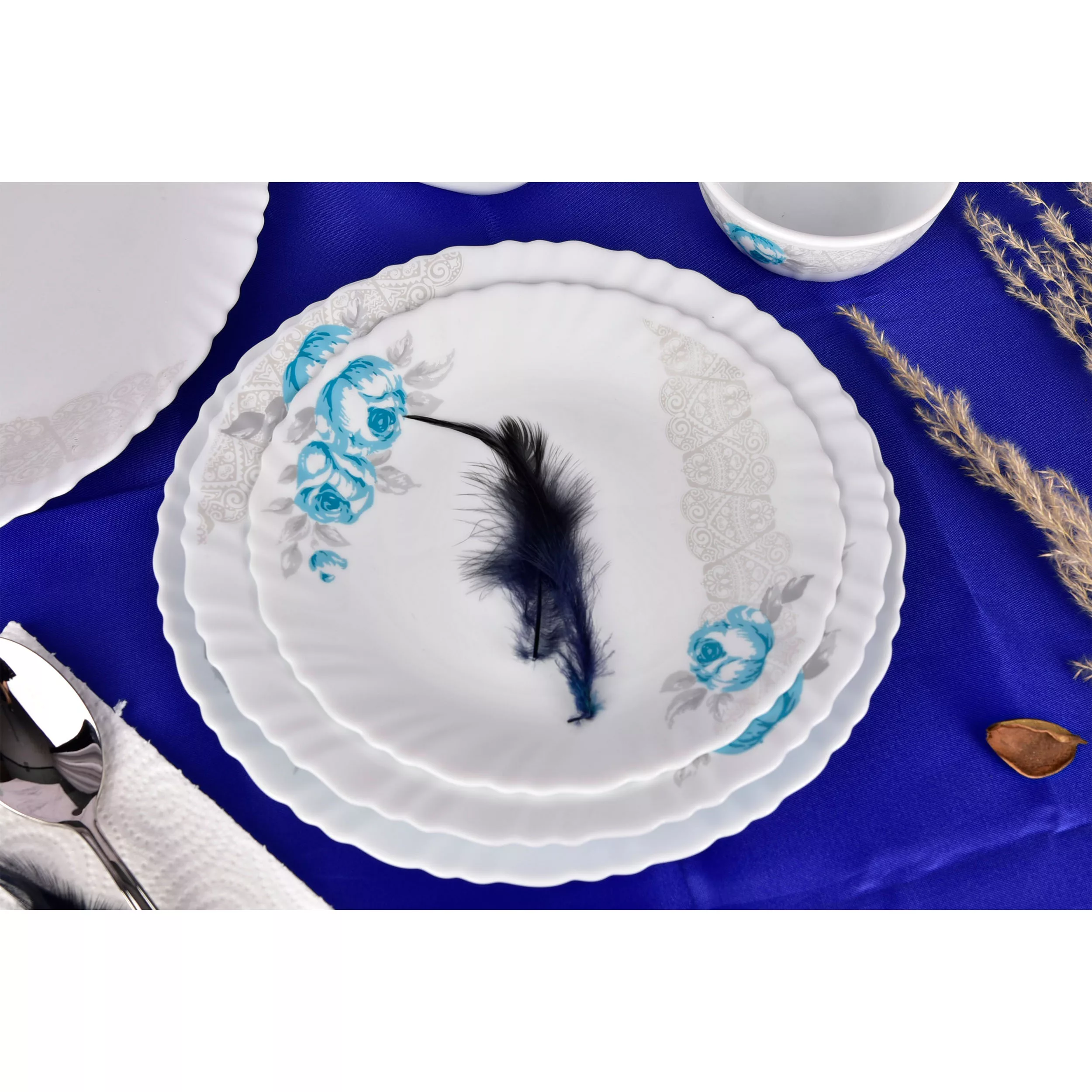سرویس غذا خوری 27 پارچه دینو مدل رزی مون