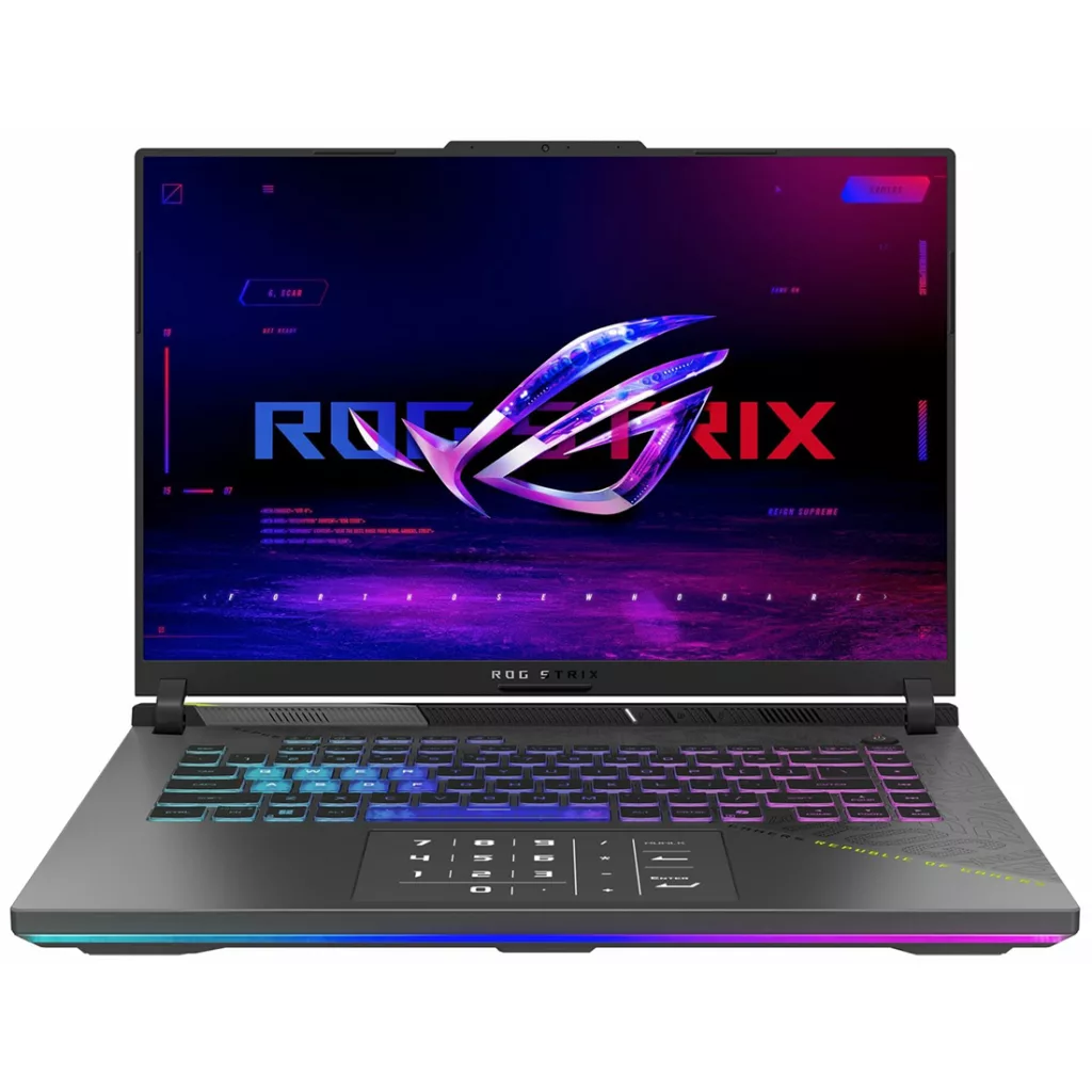 لپ تاپ 16 اینچی ایسوس مدل ROG Strix G16 (2025) G614FR-S5201-R9 9955HX3D-32GB DDR5 5600MHz-1TB SSD-RTX5070Ti 12GB-WQXGA 165Hz