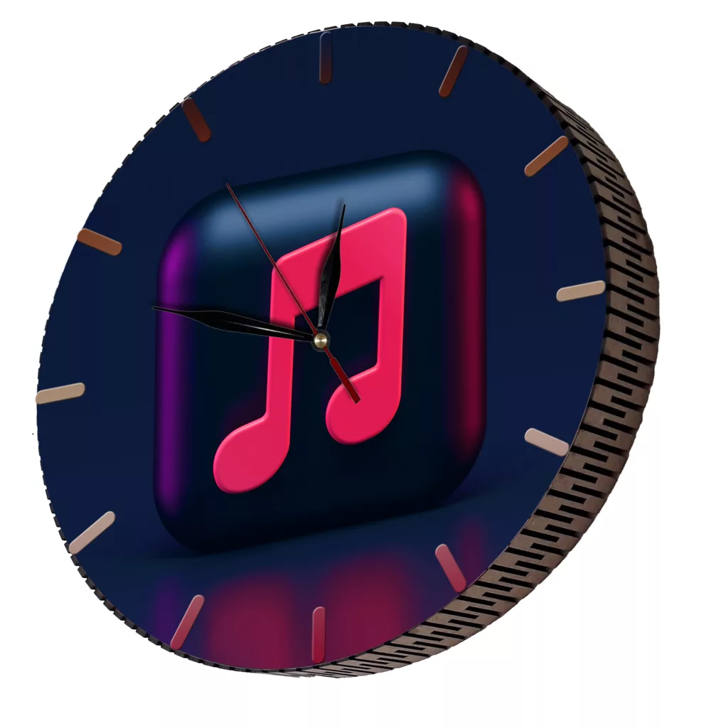 ساعت دیواری مدل موسیقی