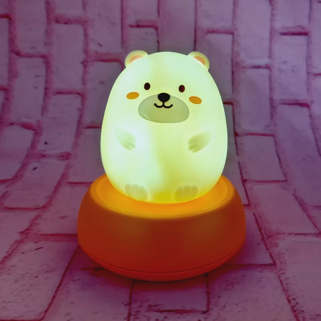 چراغ خواب کودک مدل ضربه ای طرح خرس
