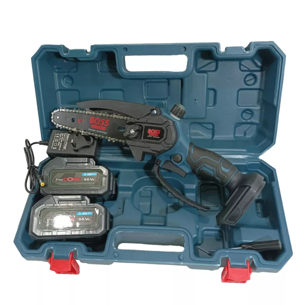 اره زنجیری شارژی باس مدل 15cm-dual-battery