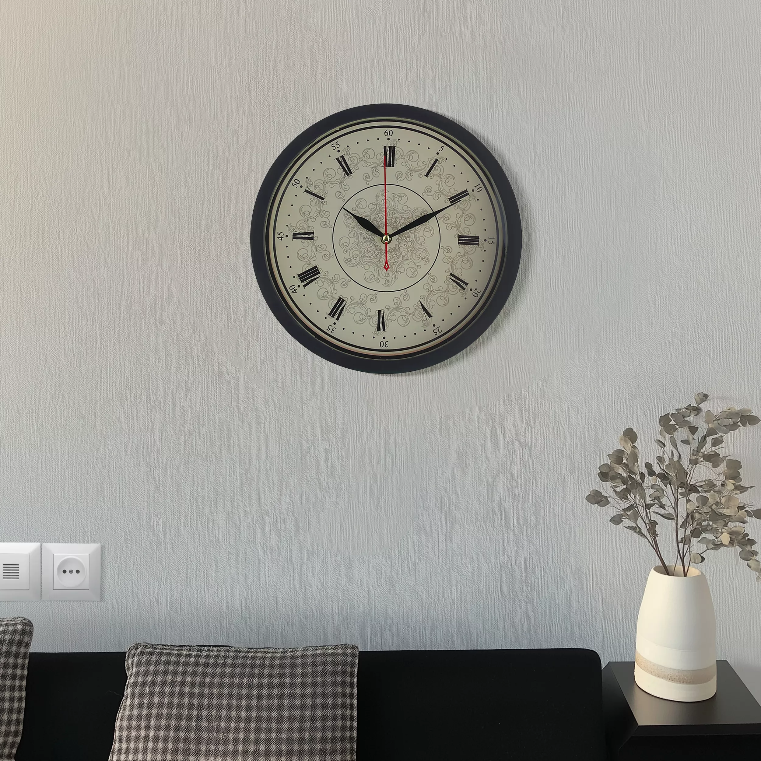 ساعت دیواری طرح یونانی کد 01