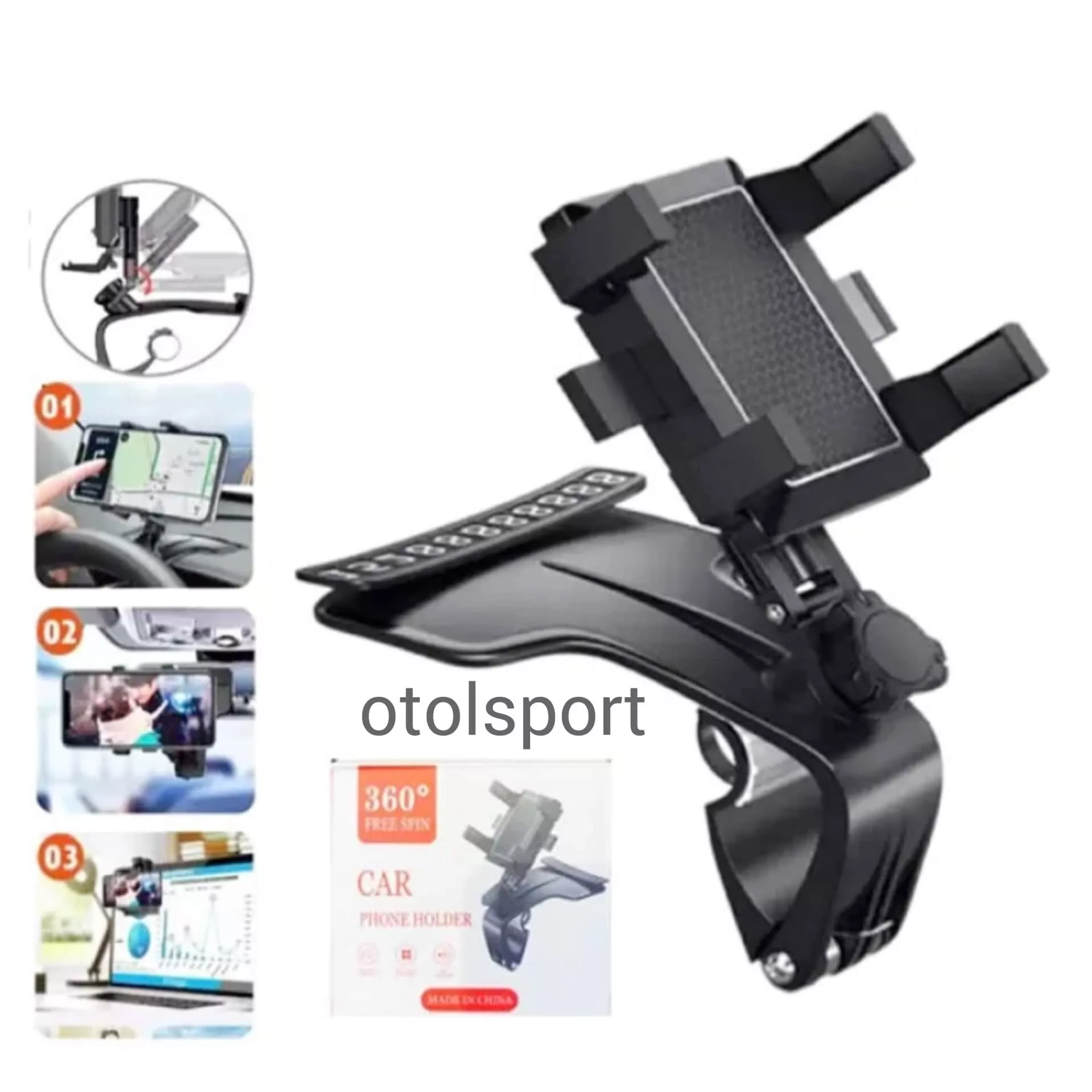 پایه نگهدارنده گوشی موبایل طرح گیره ای کد P-2048