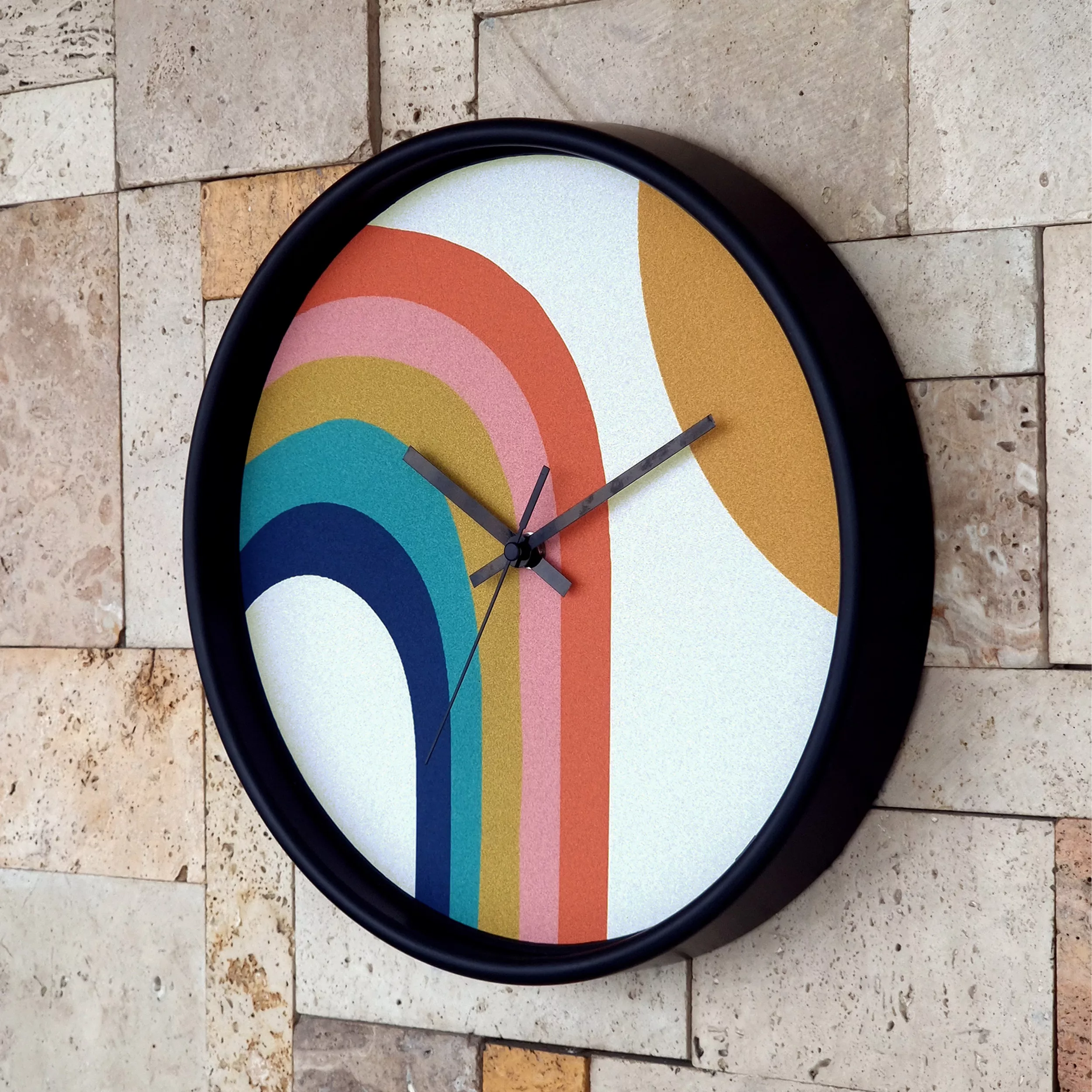 ساعت دیواری سال بردز طرح رنگین کمان