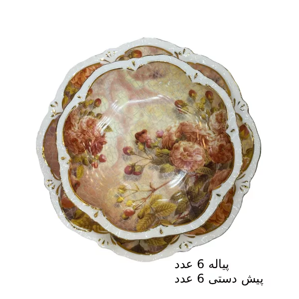 سرویس غذاخوری 30 پارچه 6 نفر لمونژ مدل 88100