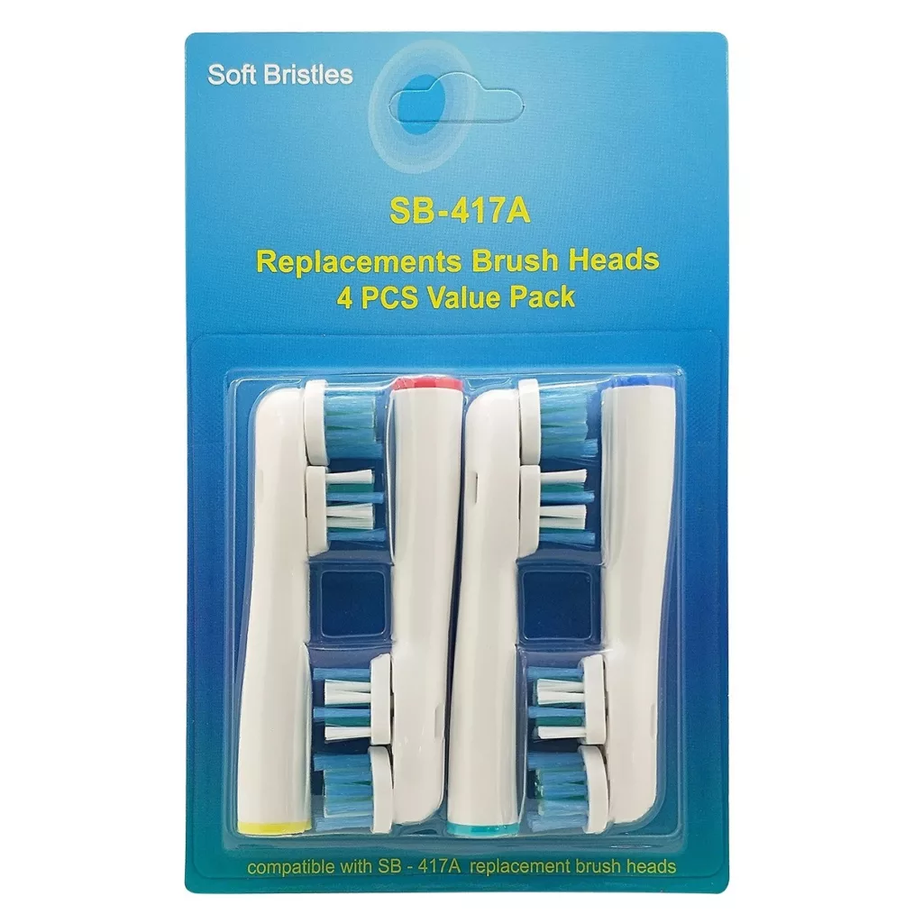 سری یدک مسواک برقی مدل SB-417A بسته 4 عددی