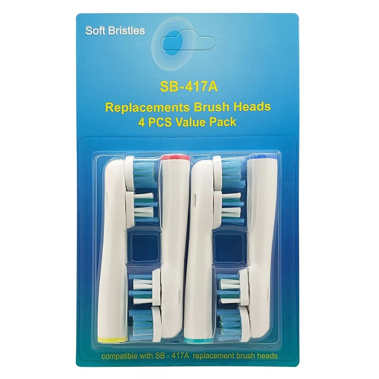 سری یدک مسواک برقی مدل SB-417A بسته 4 عددی