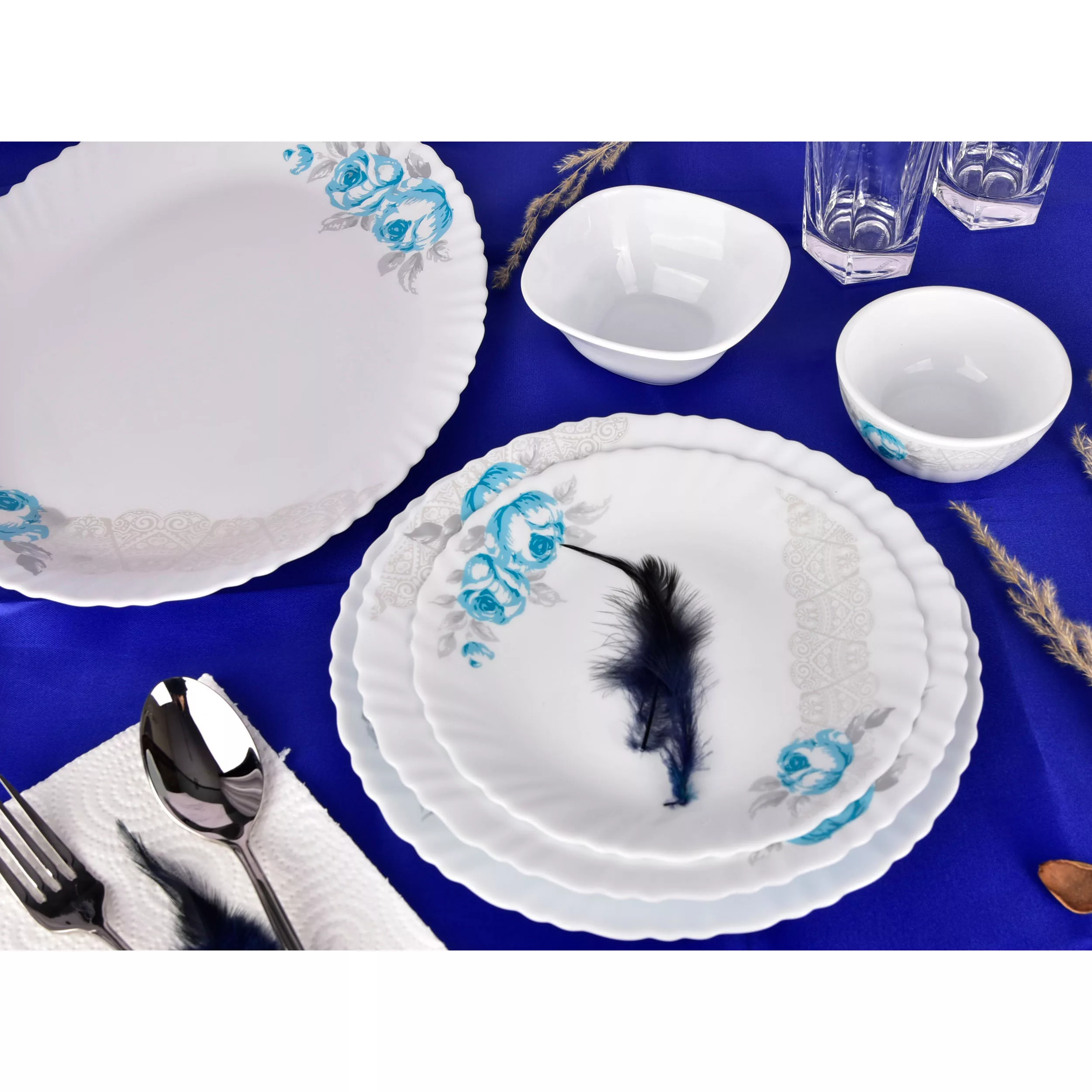 سرویس غذا خوری 27 پارچه دینو مدل رزی مون