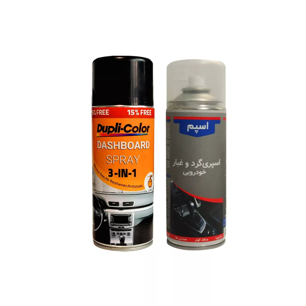 اسپری تمیزکننده و خوشبو کننده هوای خودرو دوپلی کالر مدل عطر lord حجم 400 میلی لیتر  مجموعه 2 عددی
