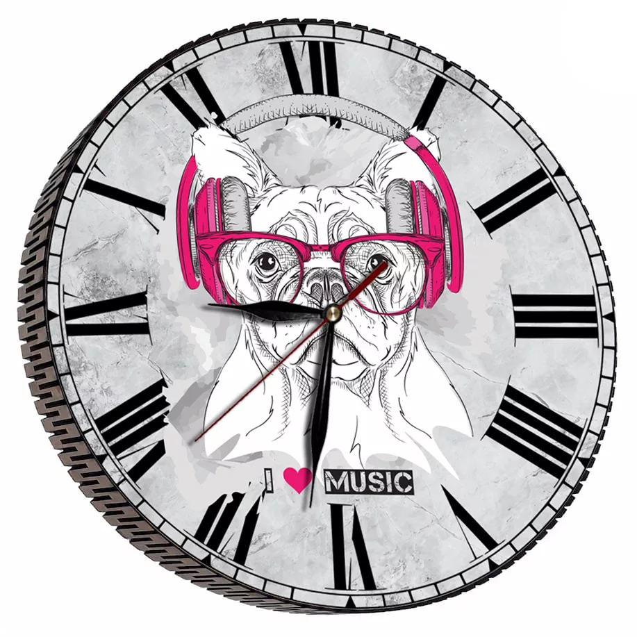 ساعت دیواری مدل موزیک