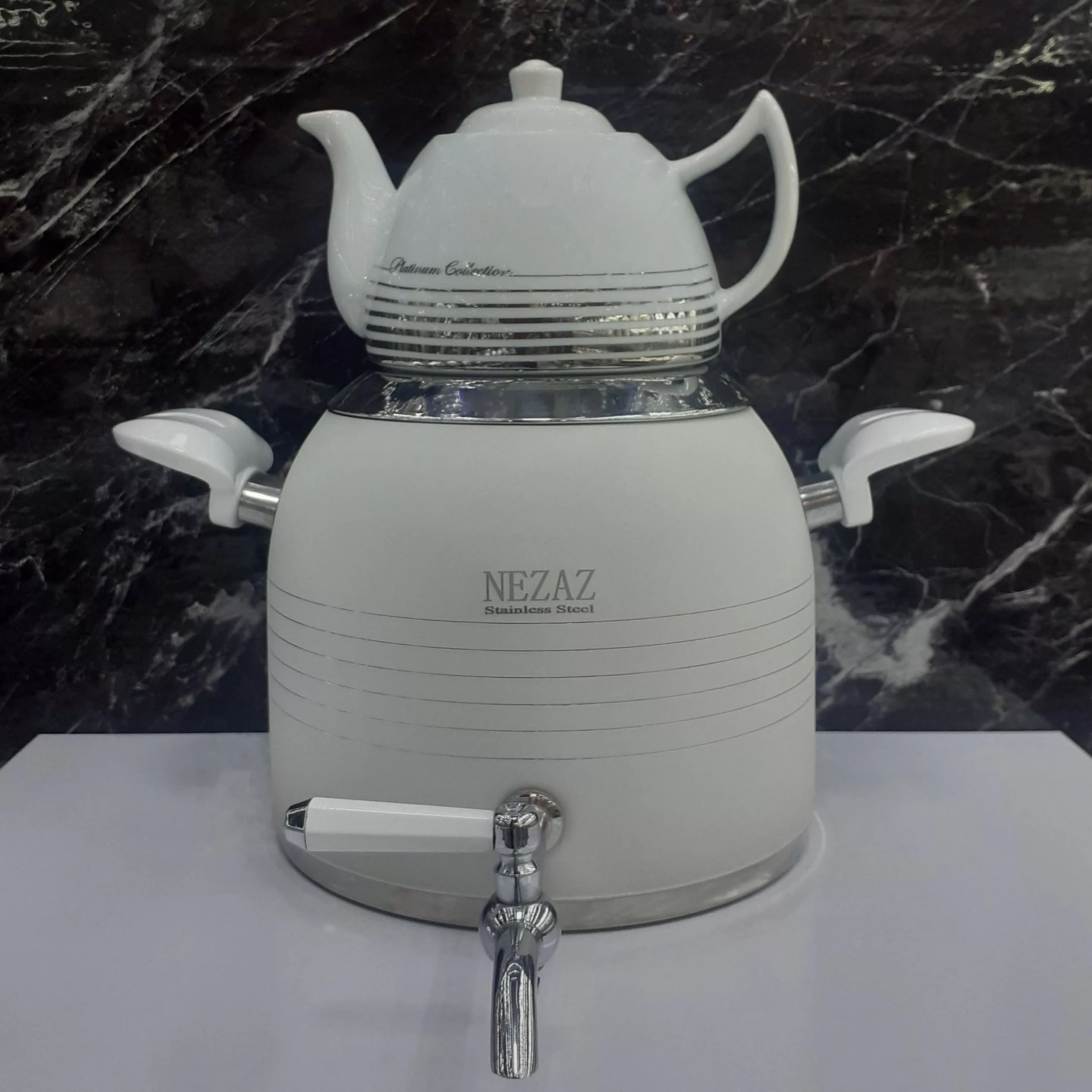 ست کتری و قوری نزاز مدل قالب ترک