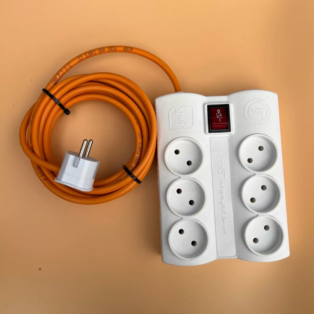 شش راهی برق کاوه مدل .6.KV.215.10M طول 10 متر