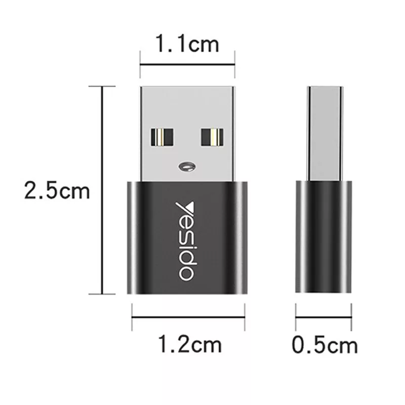مبدل USB-C به USB یسیدو مدل GS09