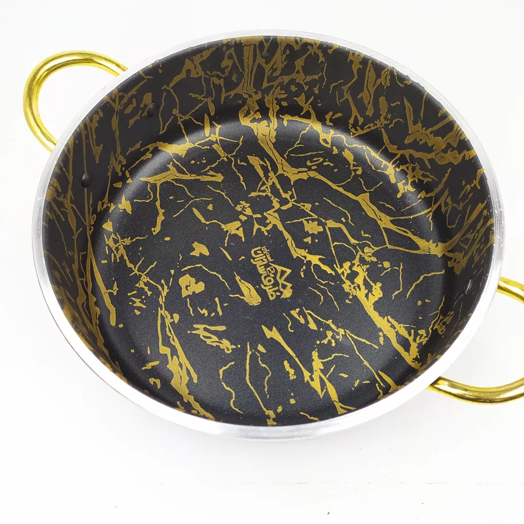 سرویس تابه گرانیتی ۳ پارچه ظرف سازان اسدیان مدل ماربل کد DS18