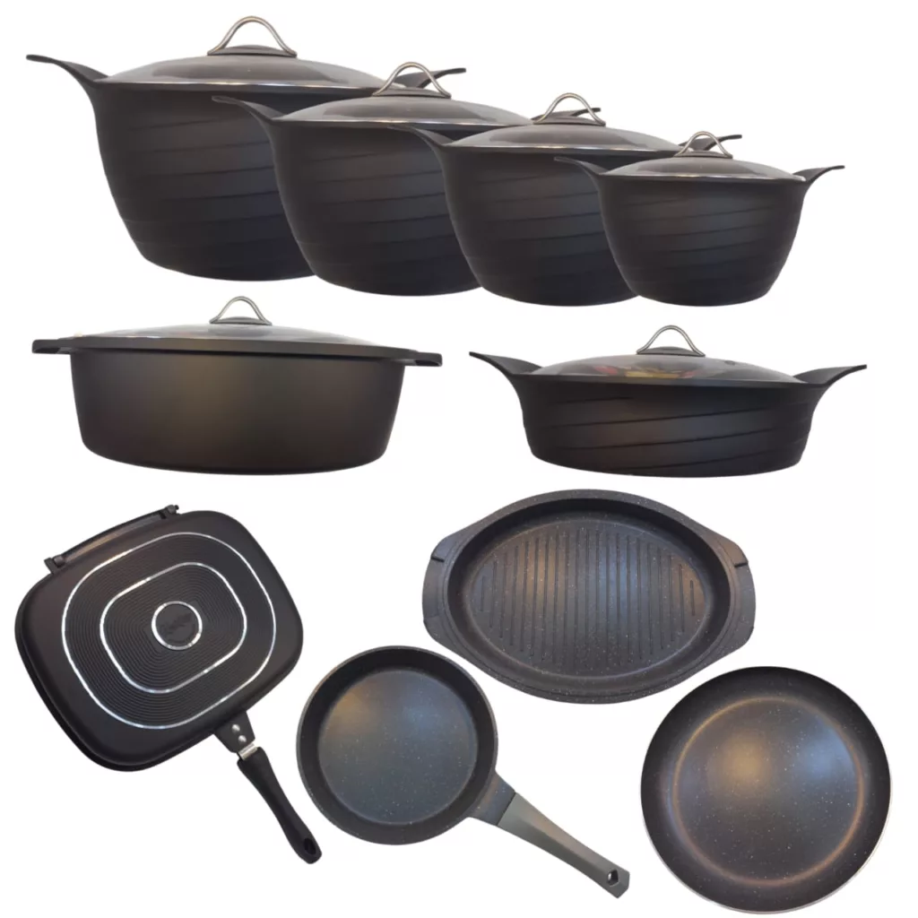 سرویس قابلمه و تابه گرانیتی 23 پارچه کی مولر مدل مایا