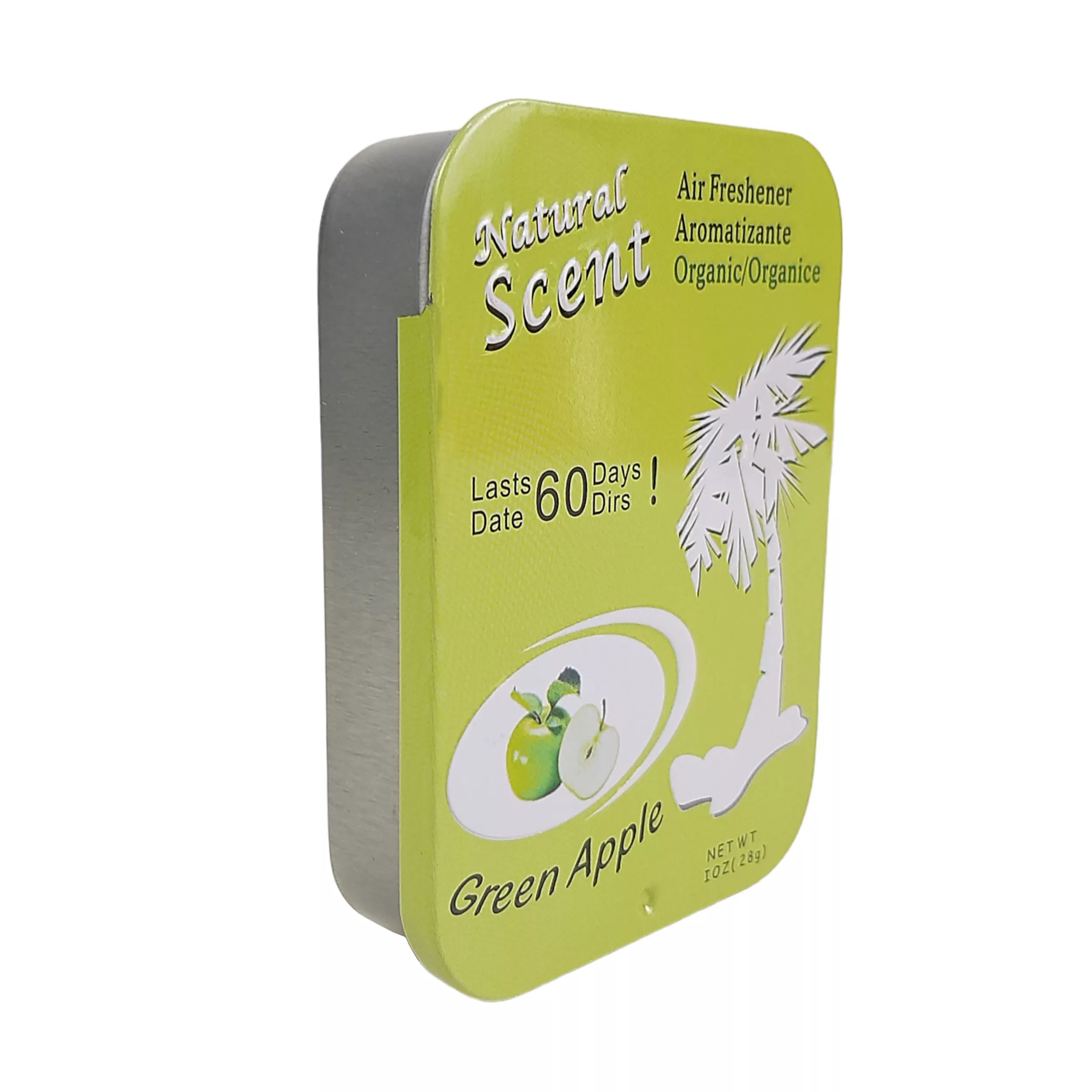 بوگیر خودرو مدل کنسروی مدل Green Apple حجم 28 میلی لیتر