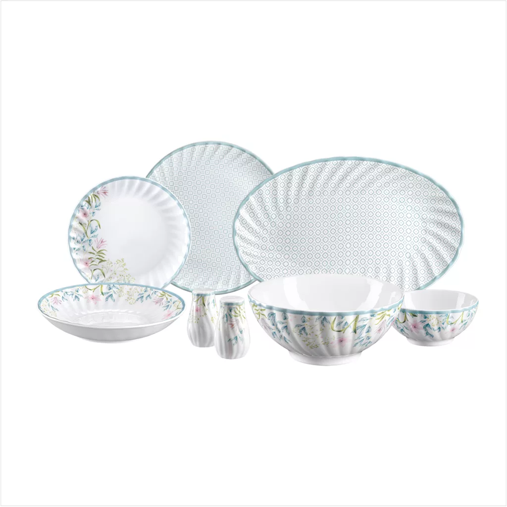 سرویس غذاخوری 28 پارچه 6 نفر گلد کیش مدل تیانا