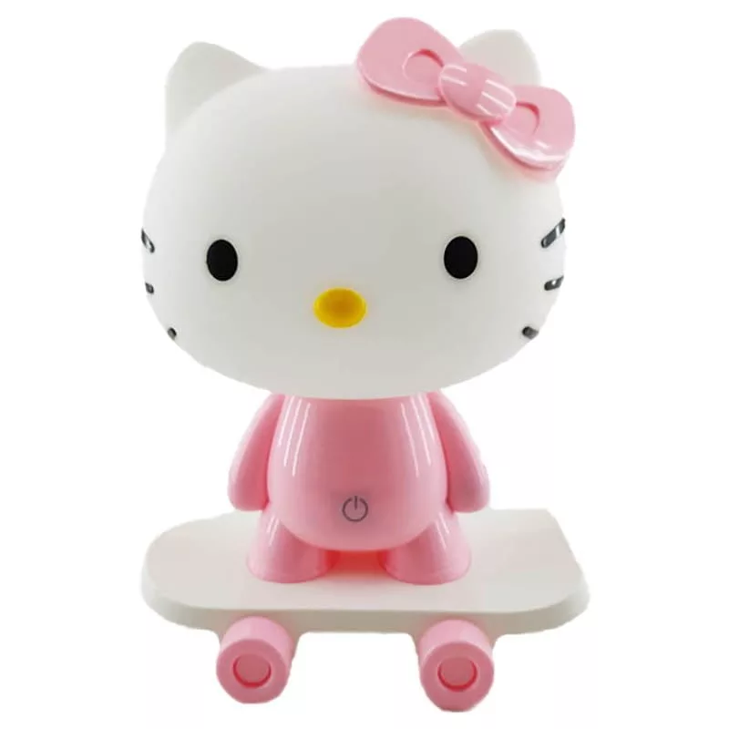 چراغ خواب اتاق کودک مدل کیتی اسکیت سوار ارتفاع 30 سانتی متر