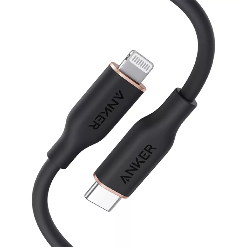 کابل تبدیل USB-C به لایتنینگ انکر مدل Powerline III Flow A8662 طول 0.9 متر