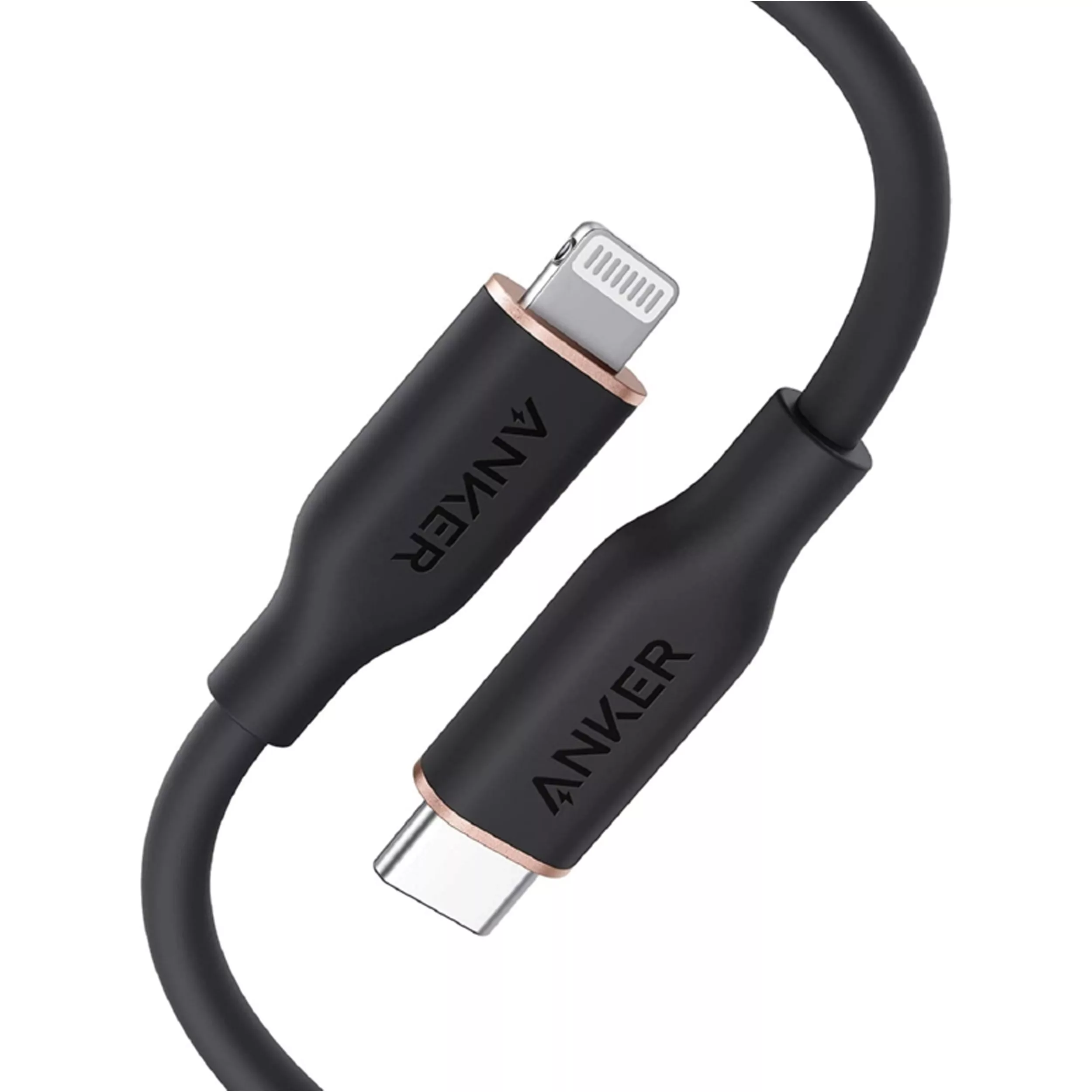 کابل تبدیل USB-C به لایتنینگ انکر مدل Powerline III Flow A8662 طول 0.9 متر