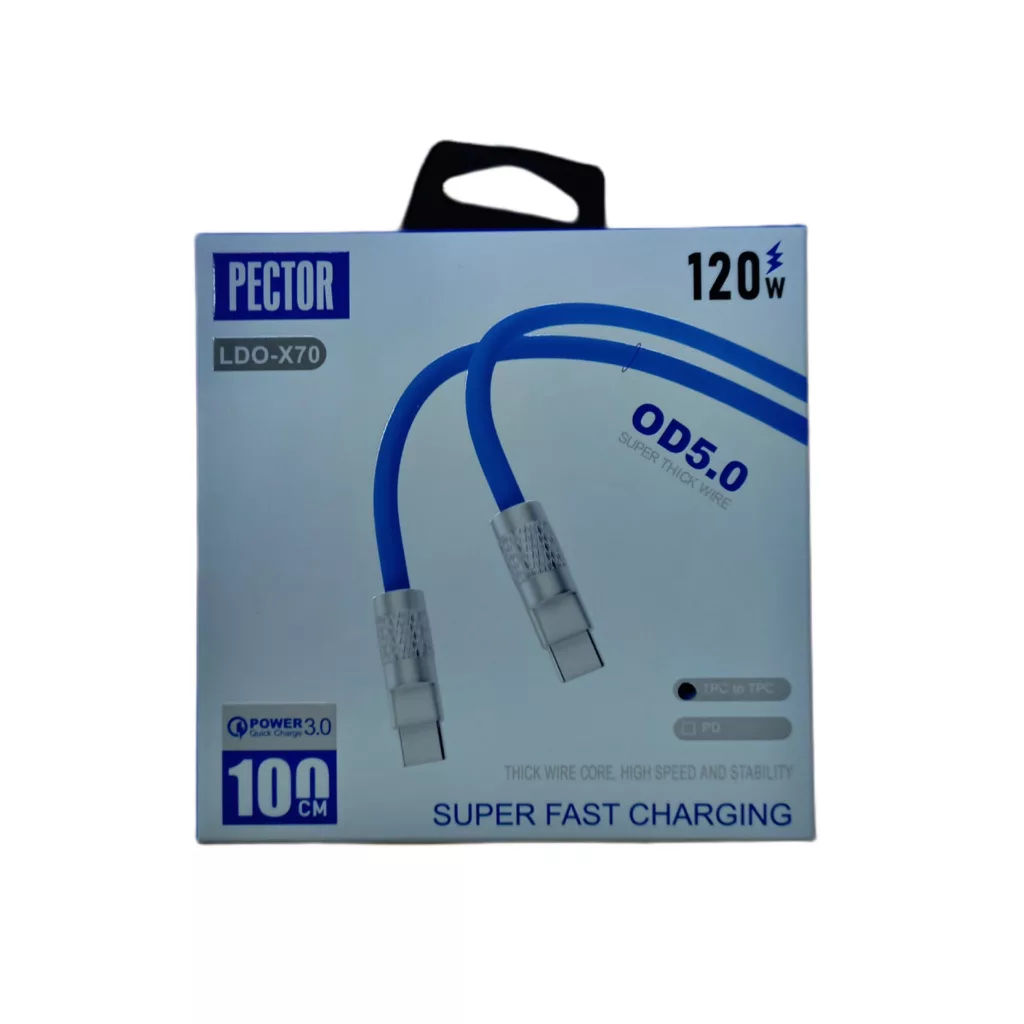 کابل USB-C پکتور مدل LDO-X70 طول 1 متر