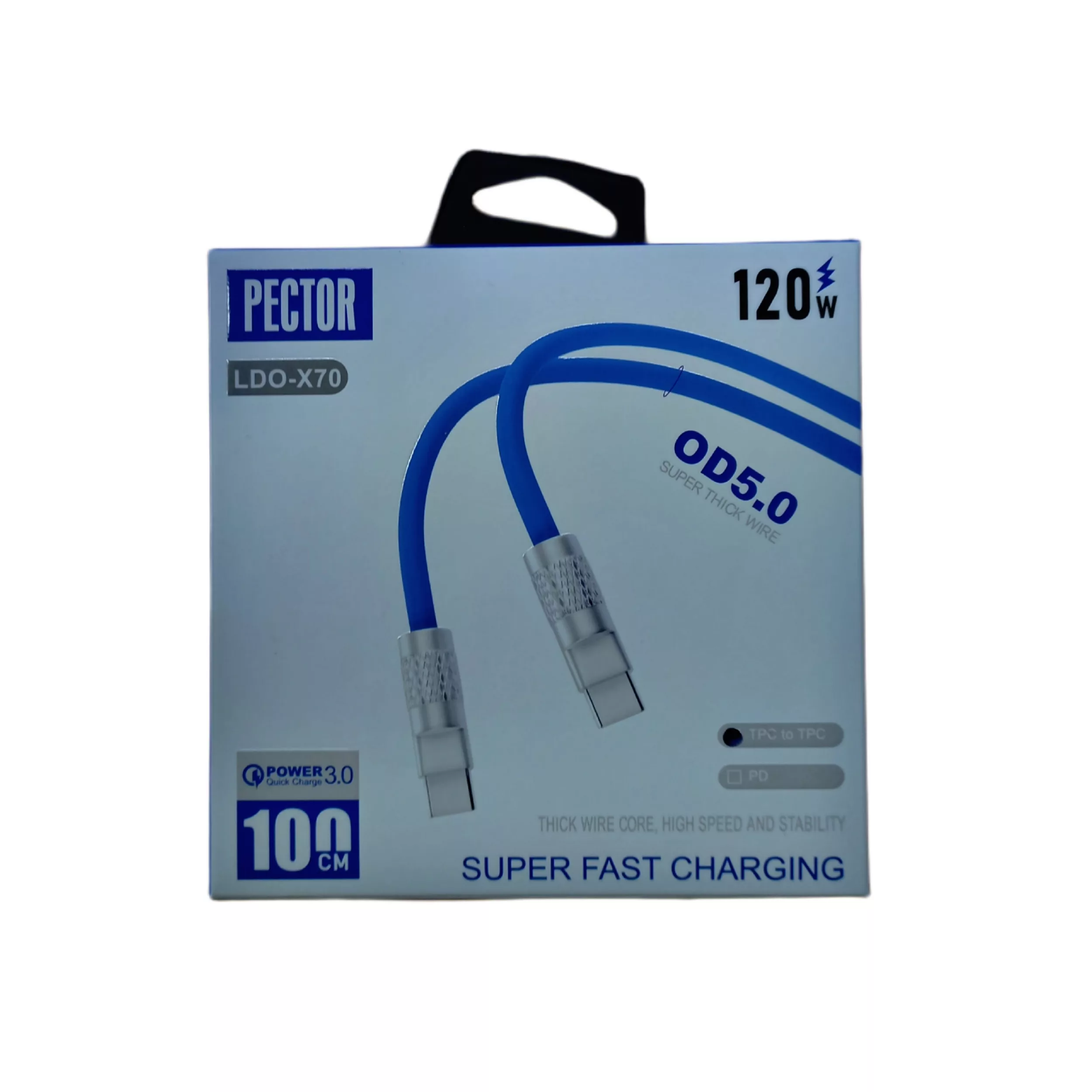 کابل USB-C پکتور مدل LDO-X70 طول 1 متر