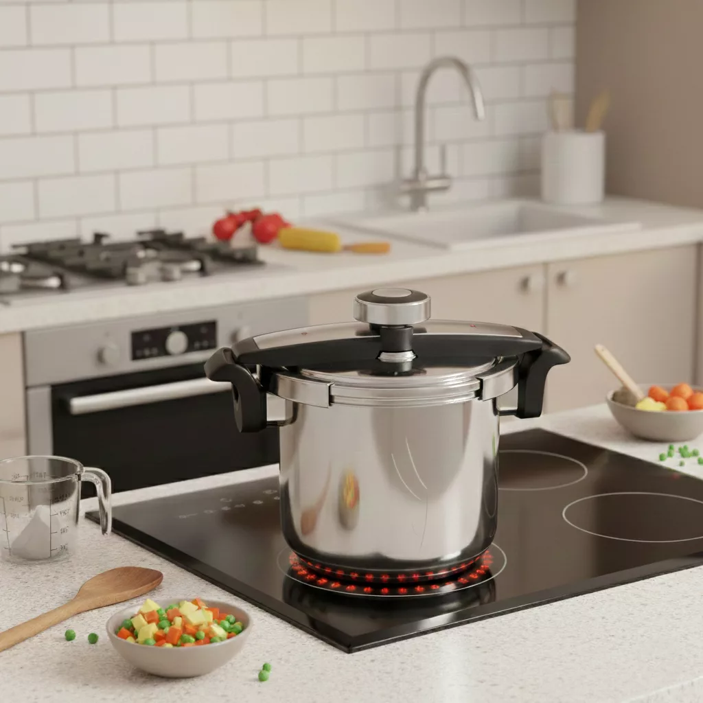 زودپز دوقلو مایر مدل mr 886 سه لایه گنجایش 8 و 6 لیتر