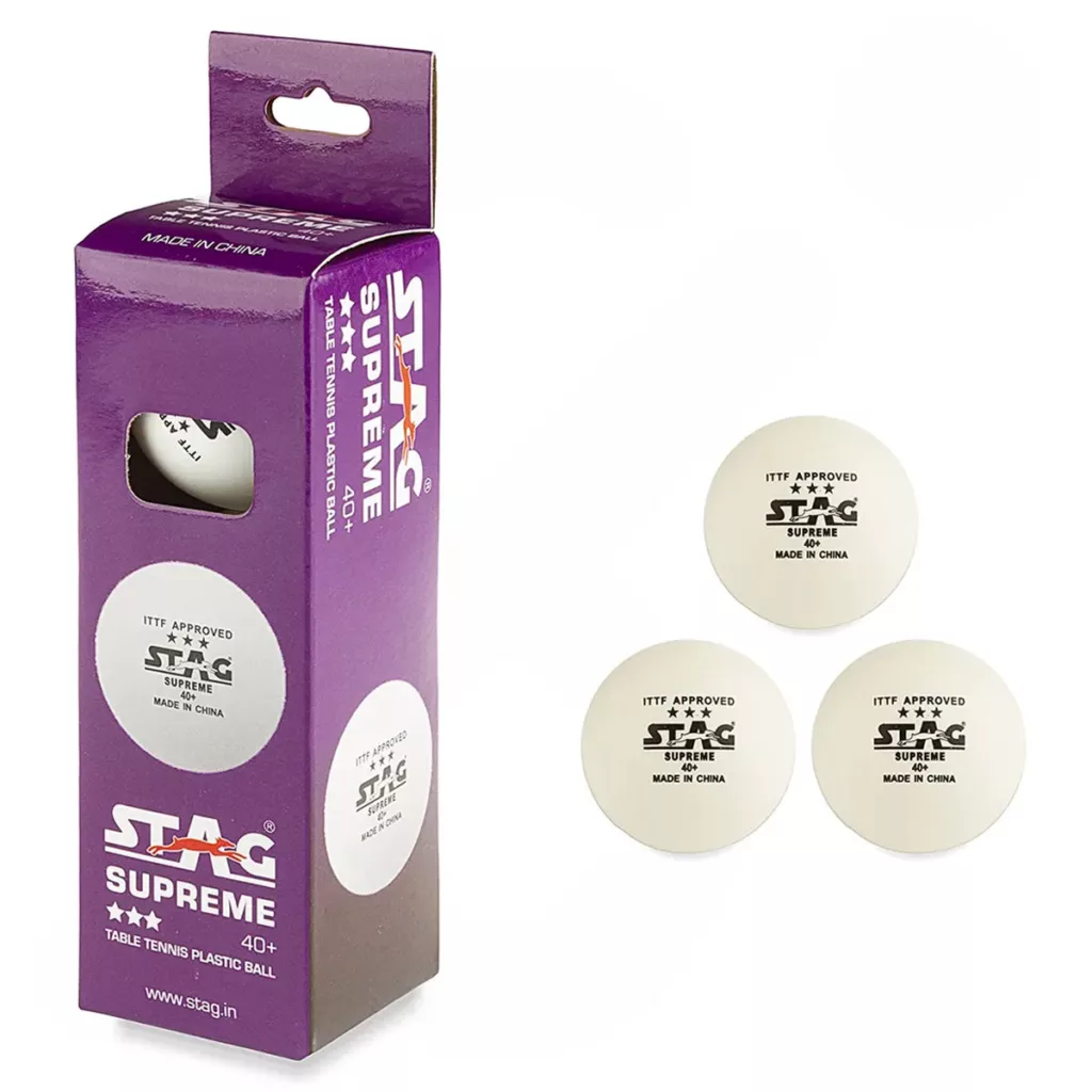 توپ پینگ پنگ مدل Supreme+40 New بسته 3 عددی