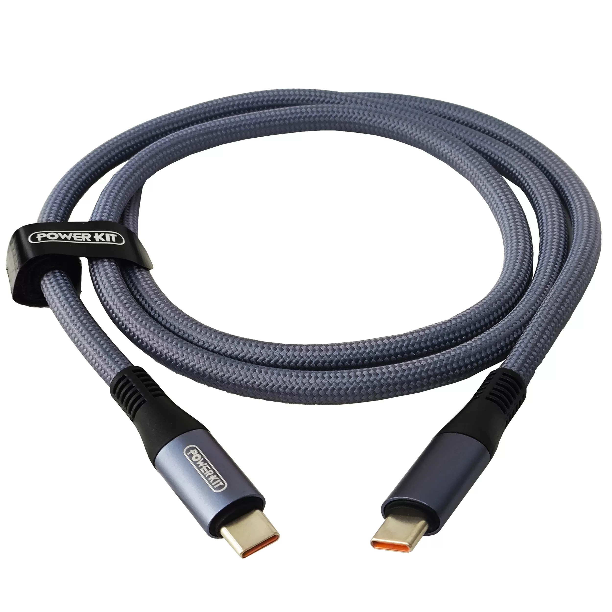 کابل تبدیل USB-C به USB-C پاور کیت مدل FAST CHARGE COTTON طول 1 متر