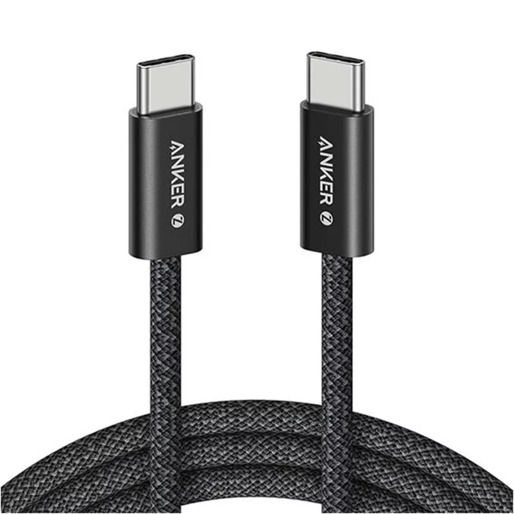 کابل تبدیل USB-C به USB-C انکر مدل Zolo A8060 طول 0.9 متر با توان 240 وات