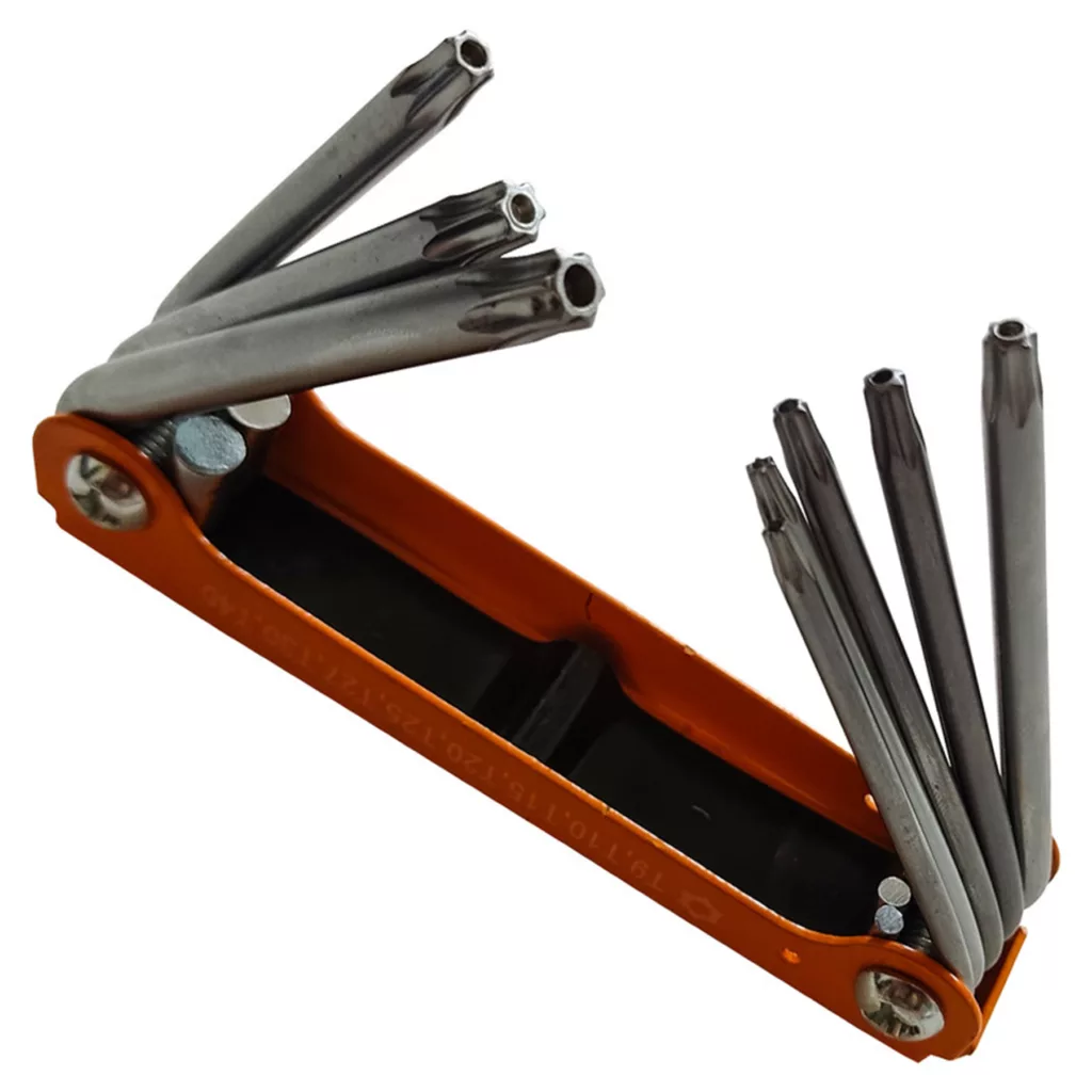 آچار آلن ستاره ای دینگشی مدل DF845S مجموعه 8 عددی