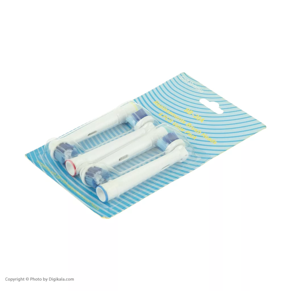 سری یدک مسواک برقی مدل SB-20A بسته 4 عددی