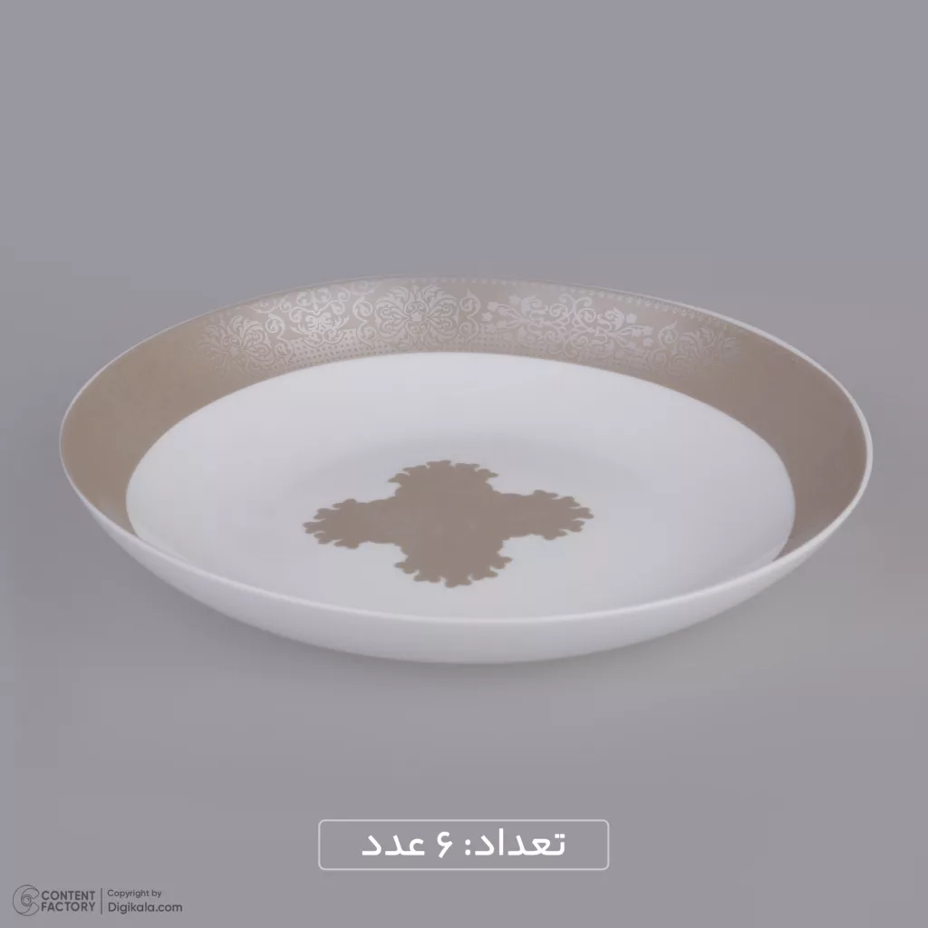 سرویس غذاخوری 26 پارچه دینو طرح دایره مدل متینا