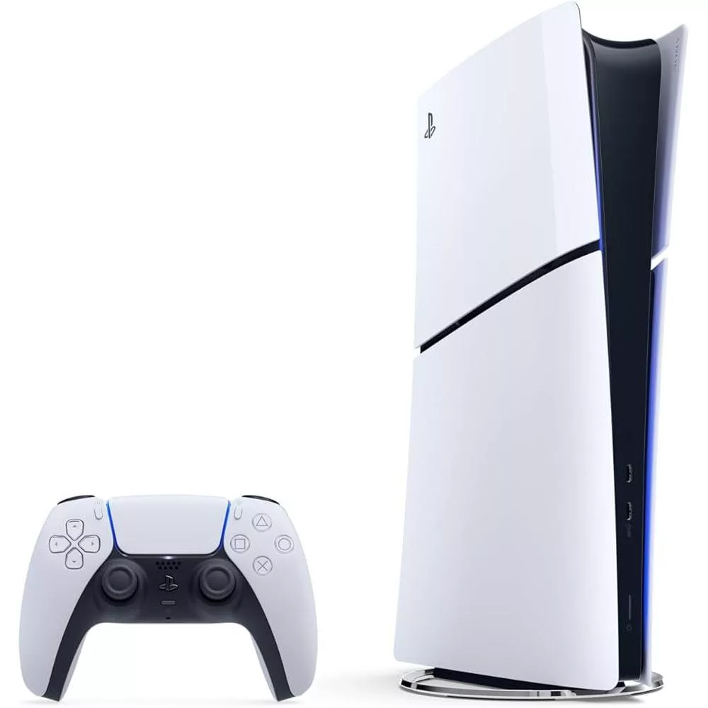 کنسول بازی سونی مدل PlayStation 5 Slim Digital Edition ظرفیت یک ترابایت ریجن 2016B اروپا به همراه دسته اضافه