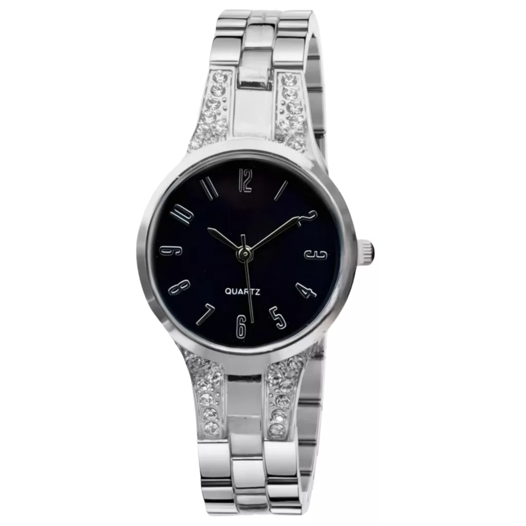 ساعت مچی عقربه‌ای کوارتز زنانه مدل کلاسیک لوکس بند دستبندی کد ۷