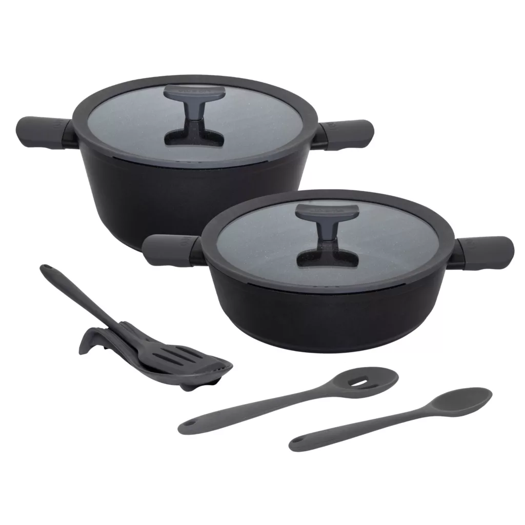 سرویس قابلمه و تابه گرانیت 8 پارچه لیدوما مدل leo