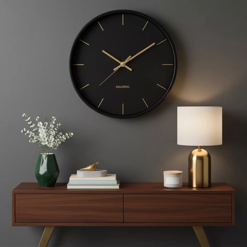 ساعت دیواری کوارتز سال بردز طرح مینیمال مدل CW-924TL