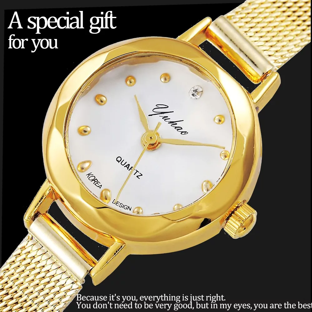 ساعت مچی عقربه ای زنانه مدل تک موتوره بند ظریف