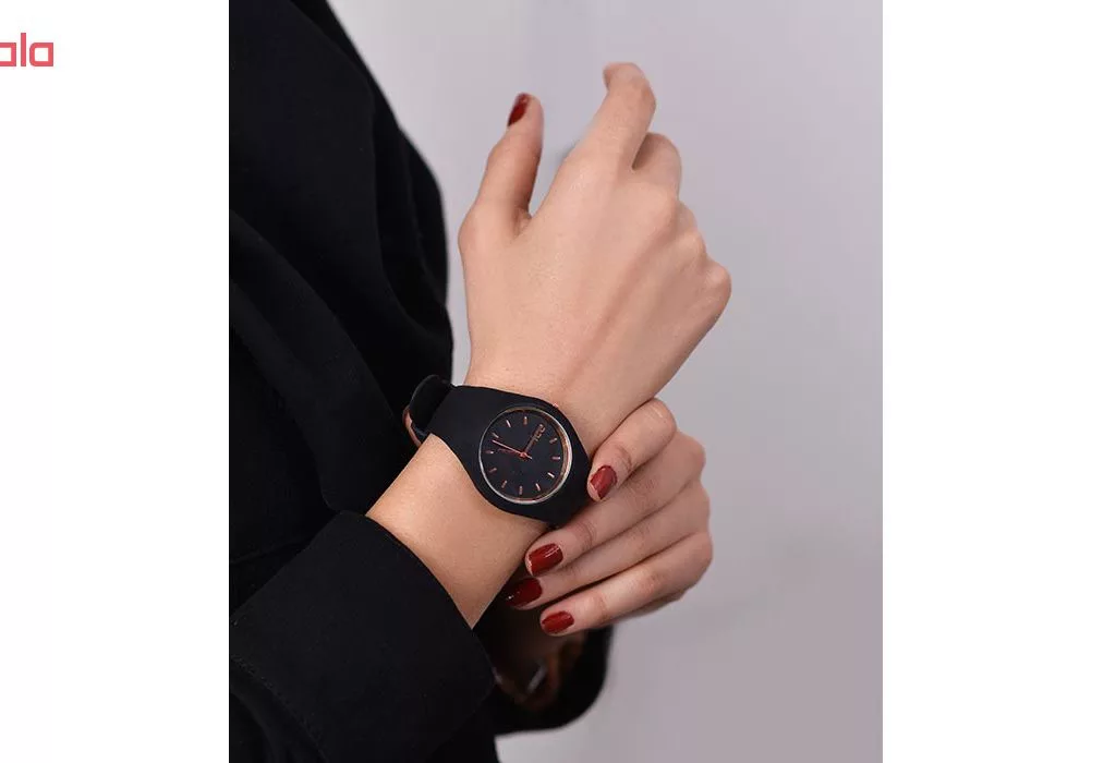 ساعت مچی عقربه ای زنانه کد Ice-Bk