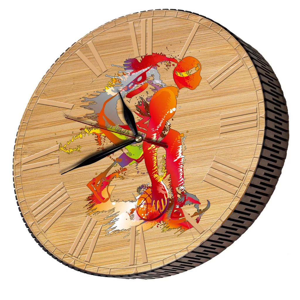 ساعت دیواری مدل بسکتبال